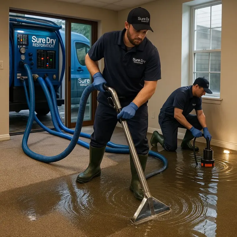 Water Extraction and Removal process in Manton, MI